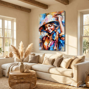 Décoration Murale Femme Vietnamienne