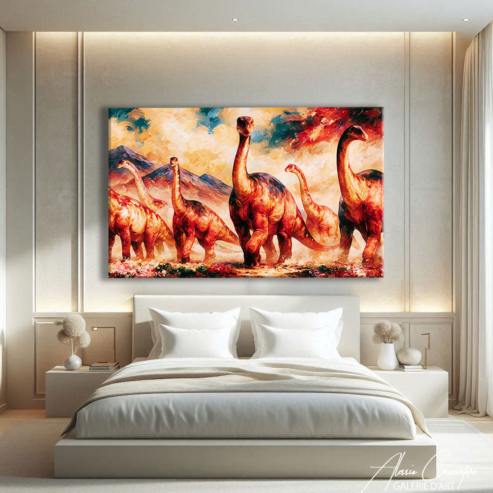 Toile Dinosaures