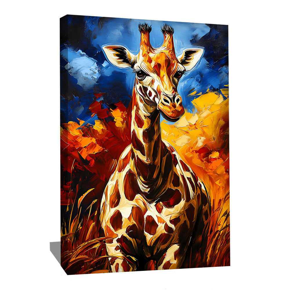 TABLEAU GIRAFE MODERNE