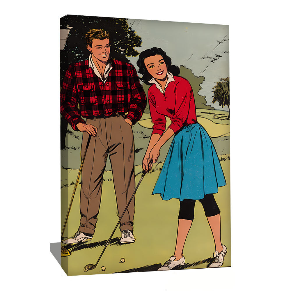 TABLEAU GOLF RÉTRO