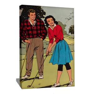 TABLEAU GOLF RÉTRO