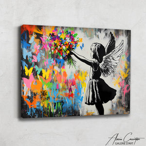 Tableau Graffiti Banksy
