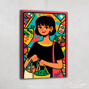 Tableau Moderne Vertical