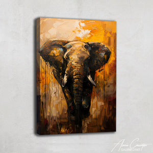 Tableau Avec Éléphant