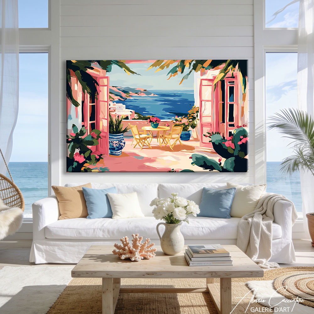Peinture Bord De Mer Original