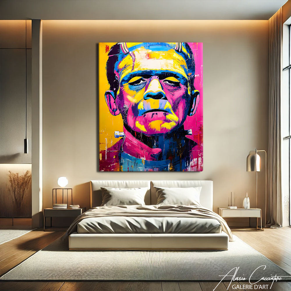 Tableau Frankenstein pop Art
