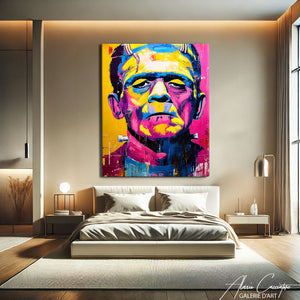 Tableau Frankenstein pop Art
