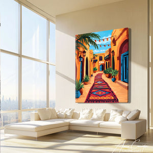 Toile calligraphie arabe
