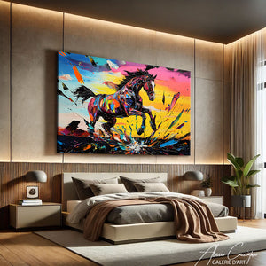 Cadre Cheval Chambre Fille