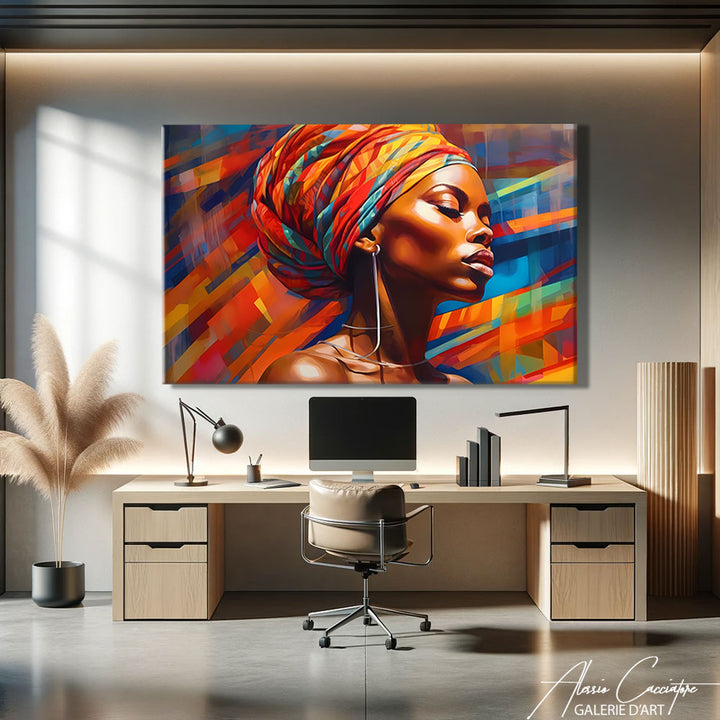 Tableau Africain Coloré