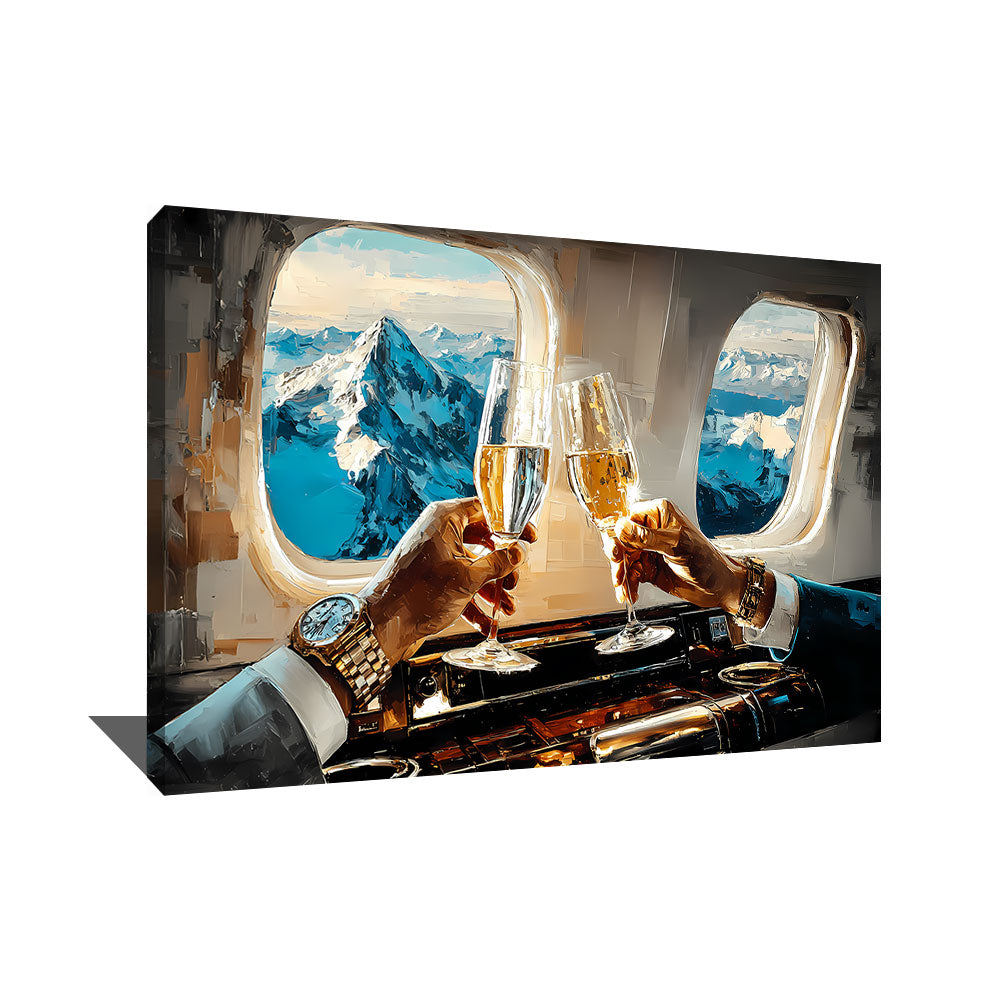 Tableau luxe champagne