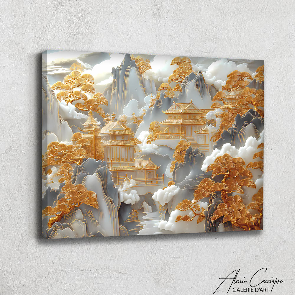 Peinture Japonaise Paysage