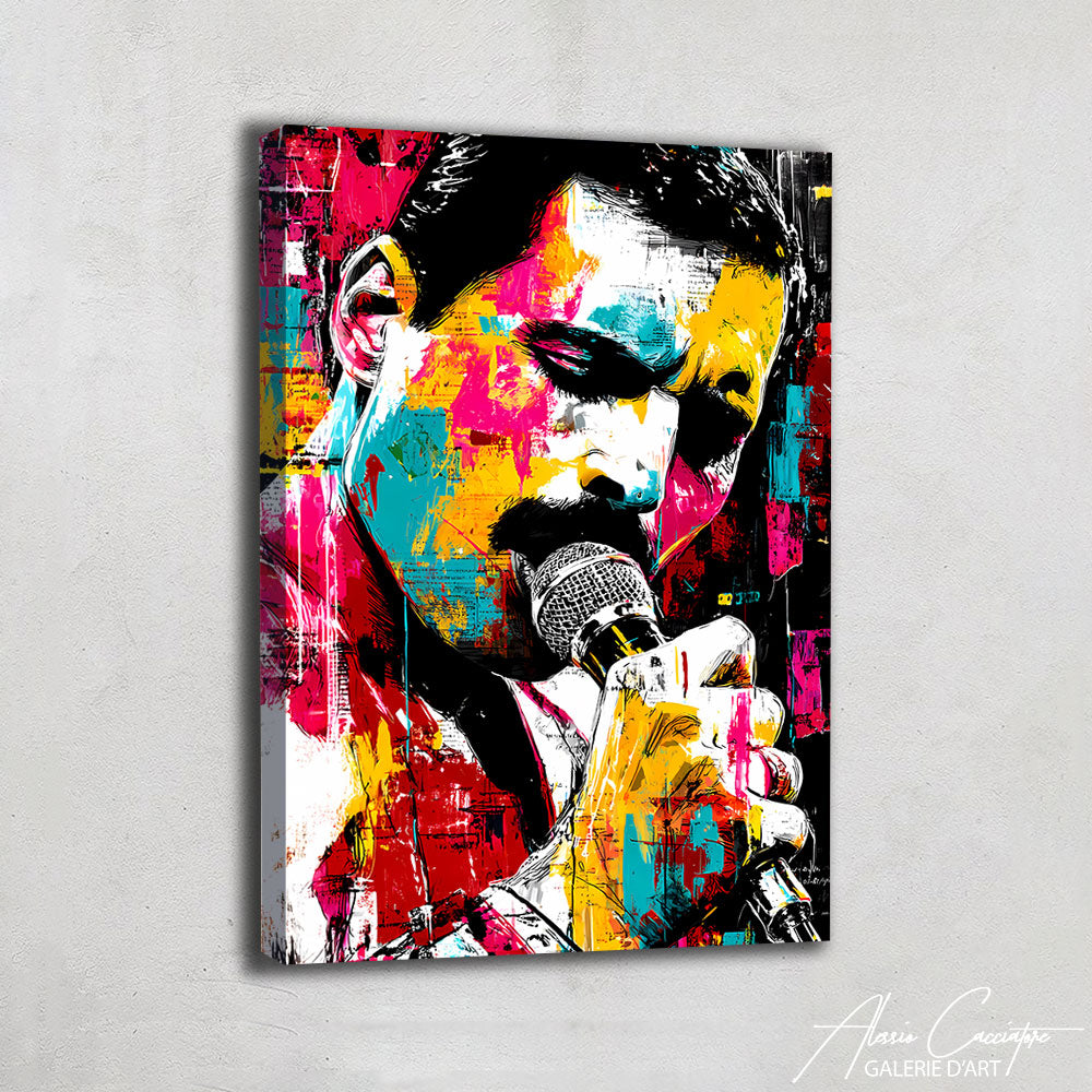 Tableau Queen Freddie Mercury