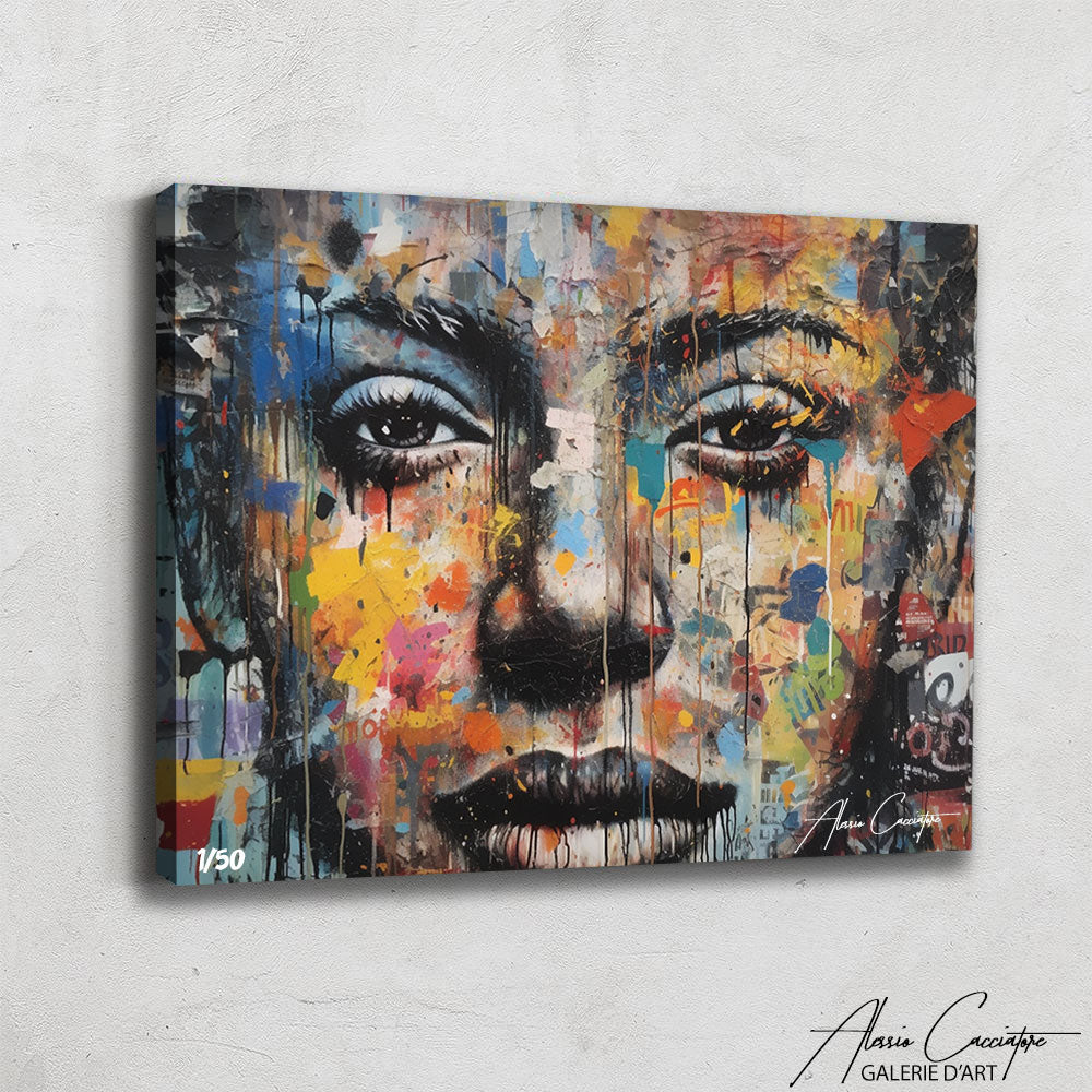 tableau salon street art