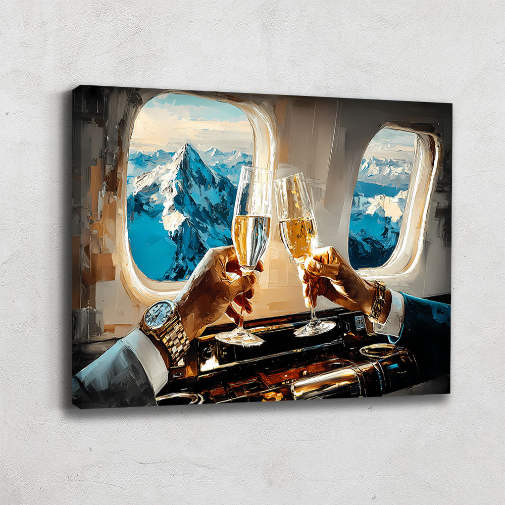 Tableau luxe champagne