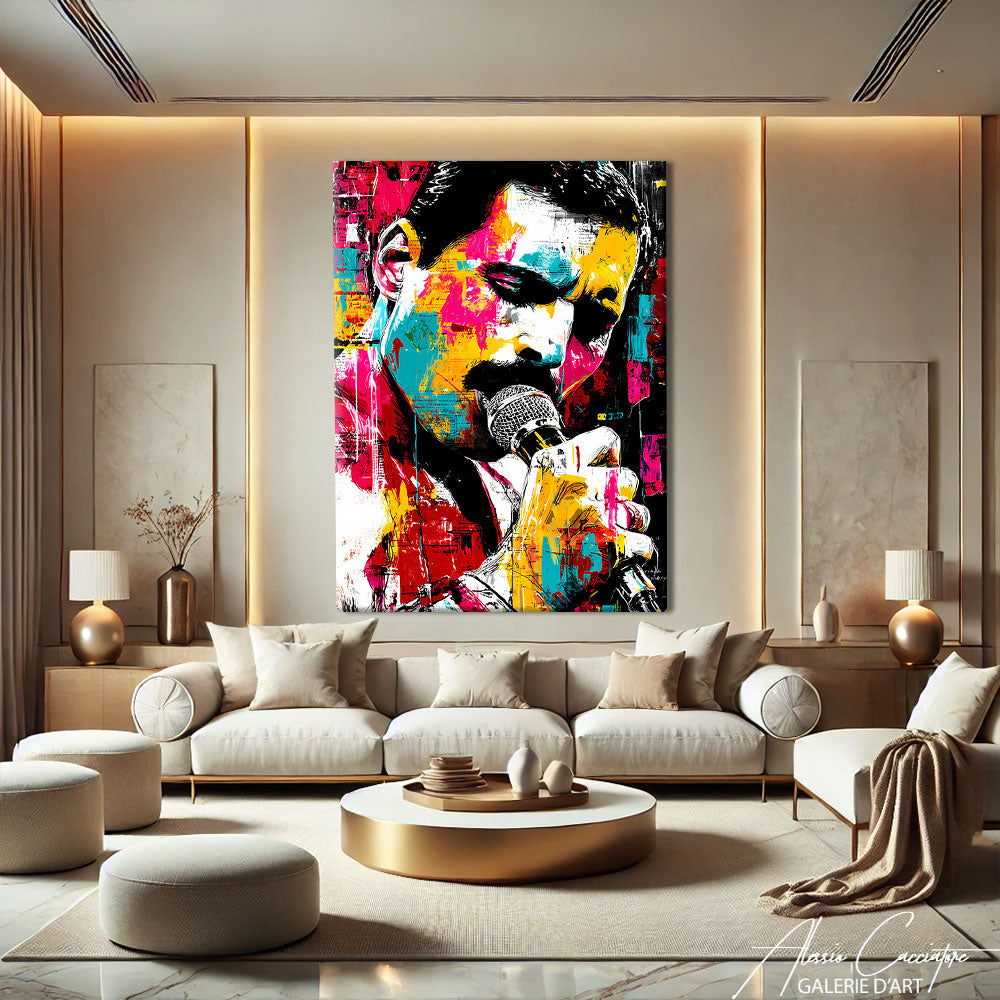 Tableau Queen Freddie Mercury