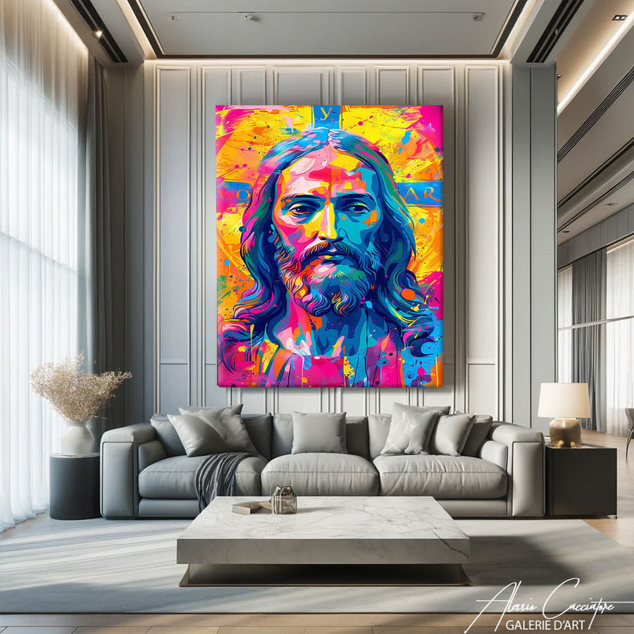 Peinture sur Toile Pop Art – mise en situation