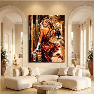 Peinture Femme Glamour