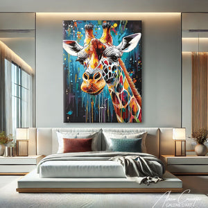 TABLEAU GIRAFE DÉCO