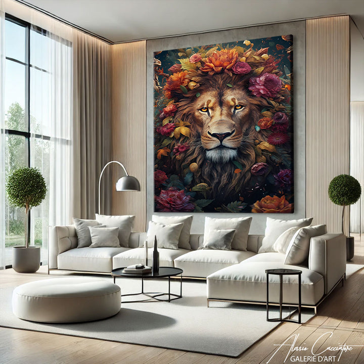 TABLEAU LION MODERNE
