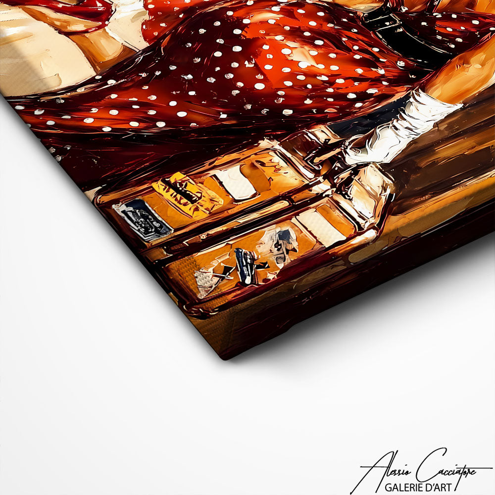 Art Mural Femme Glamour