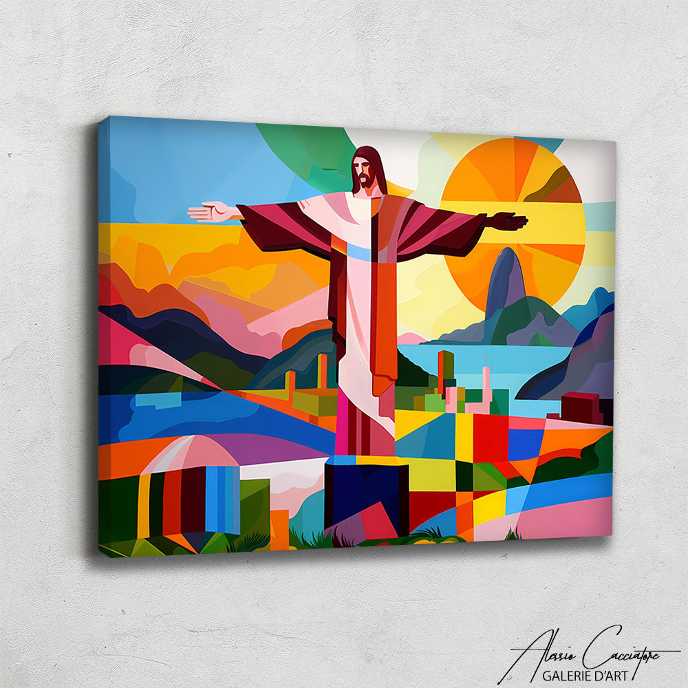 Tableau Pop Art Paysage
