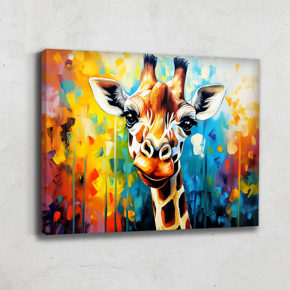 TABLEAU GIRAFE ENFANT
