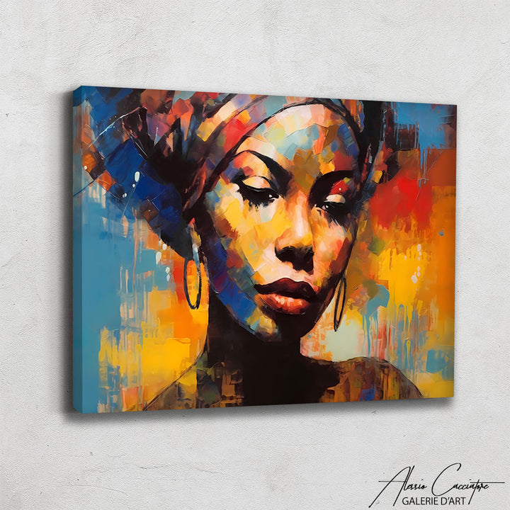 Peinture Visage Femme Afrique