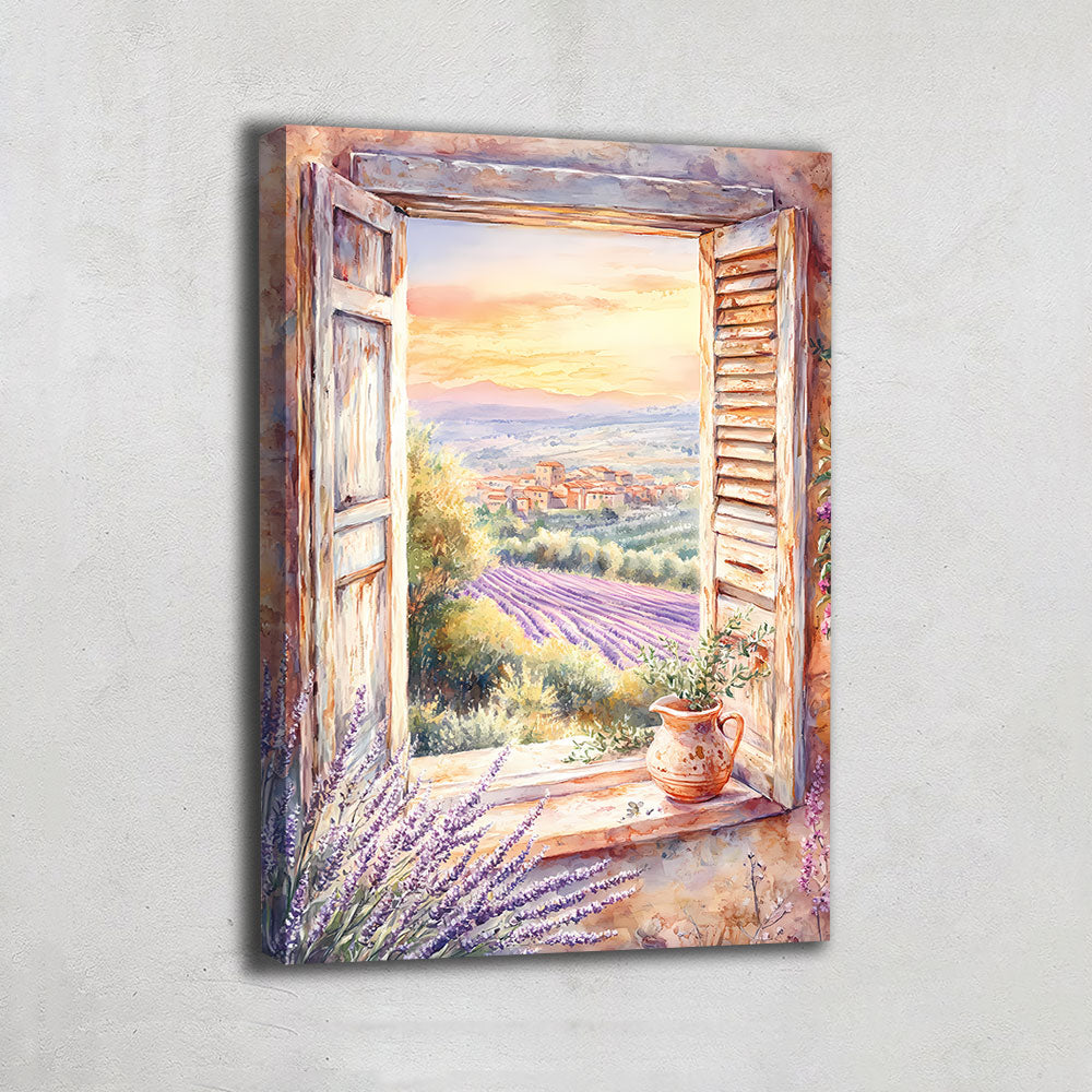 TABLEAU FENÊTRE OUVERTE SUR JARDIN