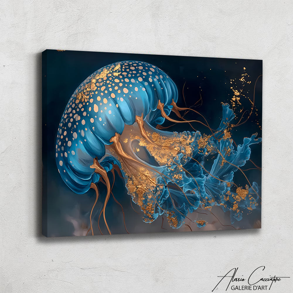Tableau Moderne Bleu