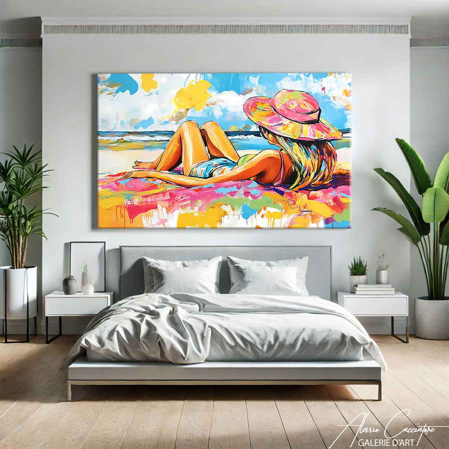 Tableau Chambre à Coucher Adulte – mise en situation