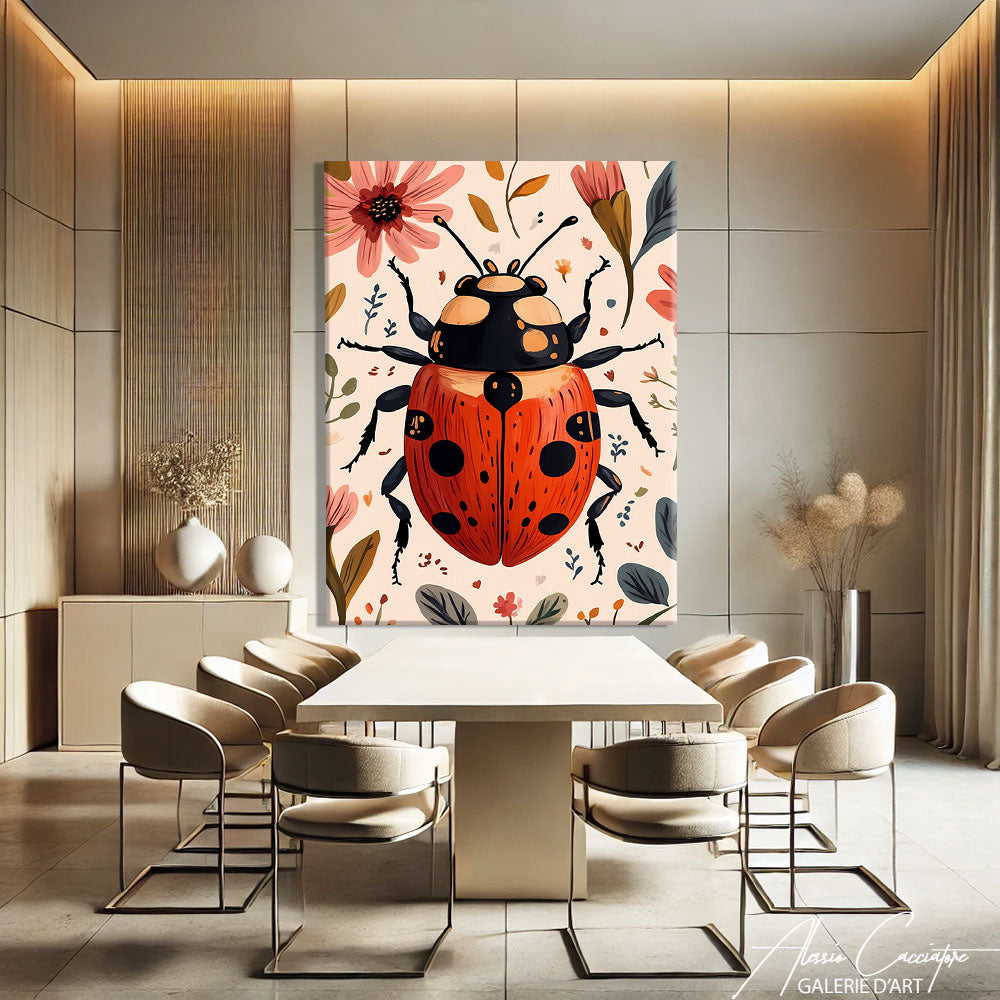 Grand tableau décoratif pour salon
