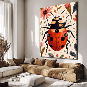 Tableau peinture salon
