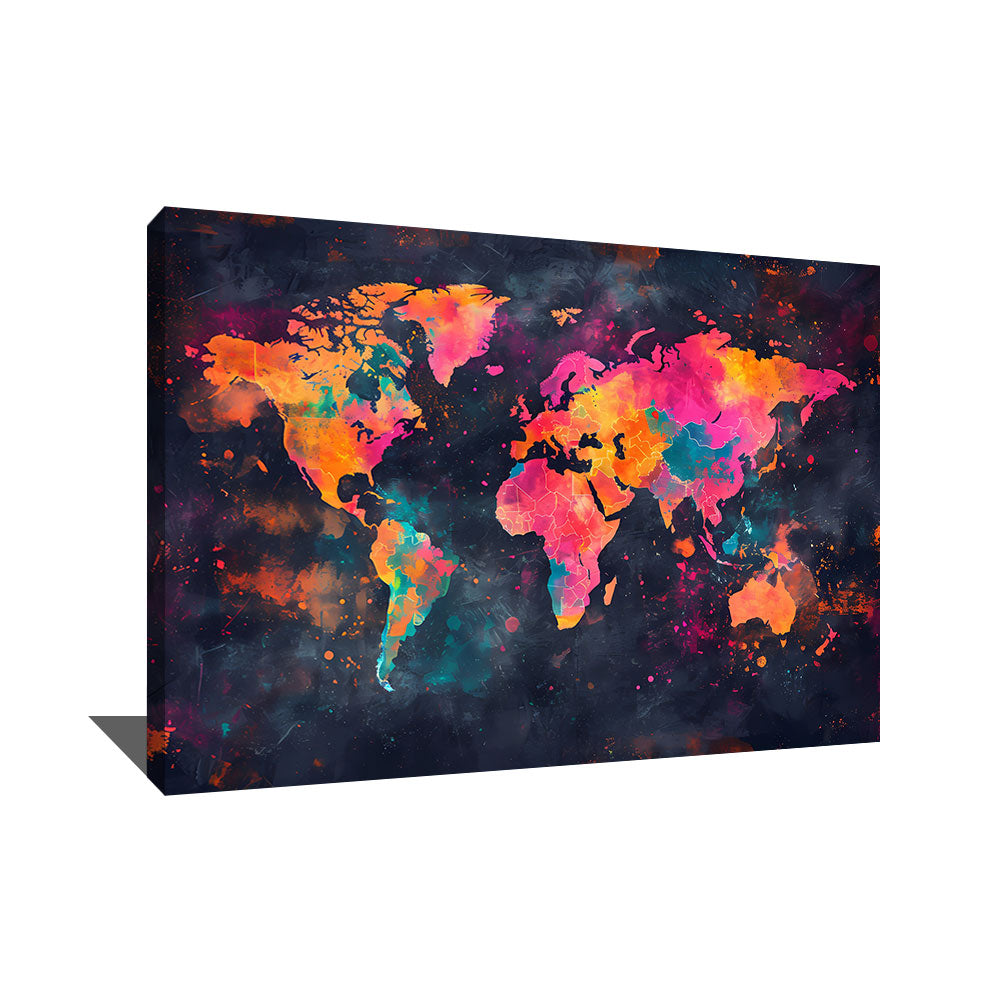 Tableau Carte du Monde 