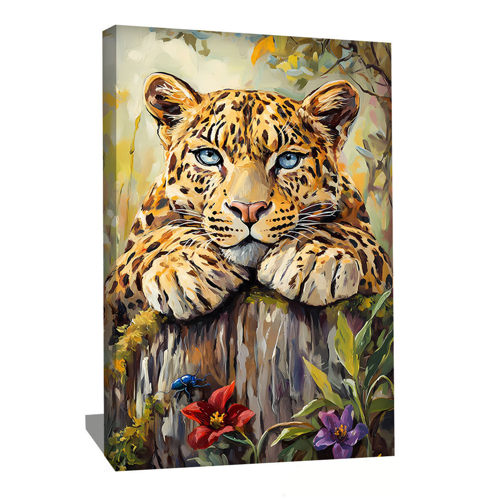 Decoration Murale Tableau Leopard