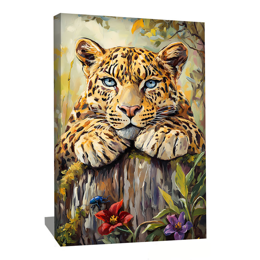 Decoration Murale Tableau Leopard
