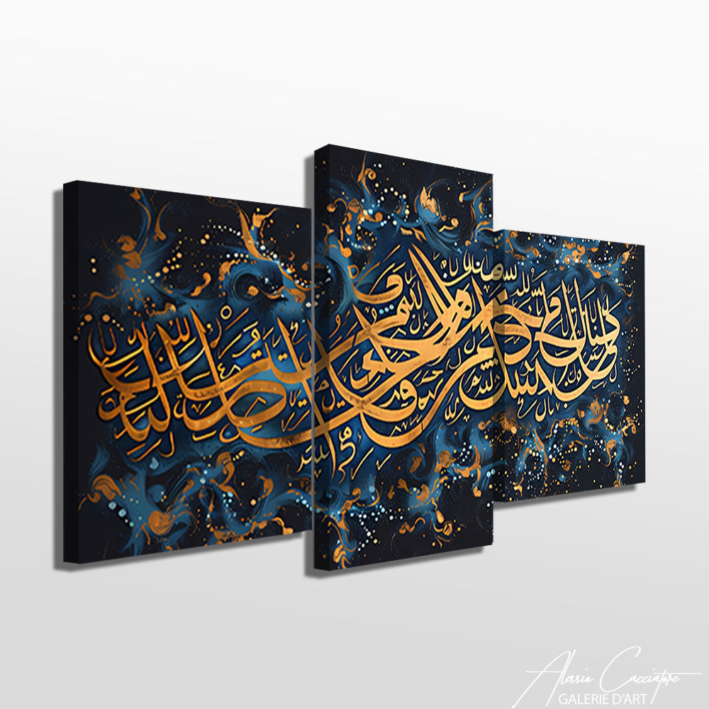 TABLEAU TRIPTYQUE ISLAM