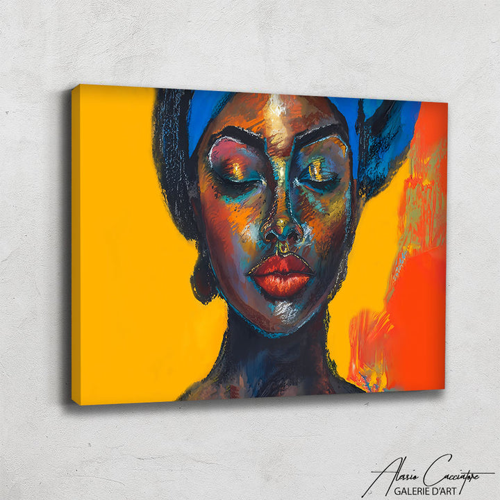 Peinture Pastel Afrique