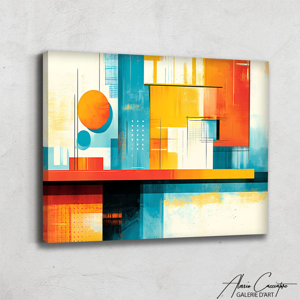 Abstrait Tableau Moderne Salon