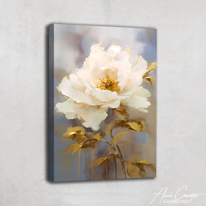TABLEAU PIVOINES BLANCHES