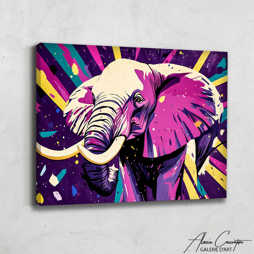 Cadre Mural Éléphant