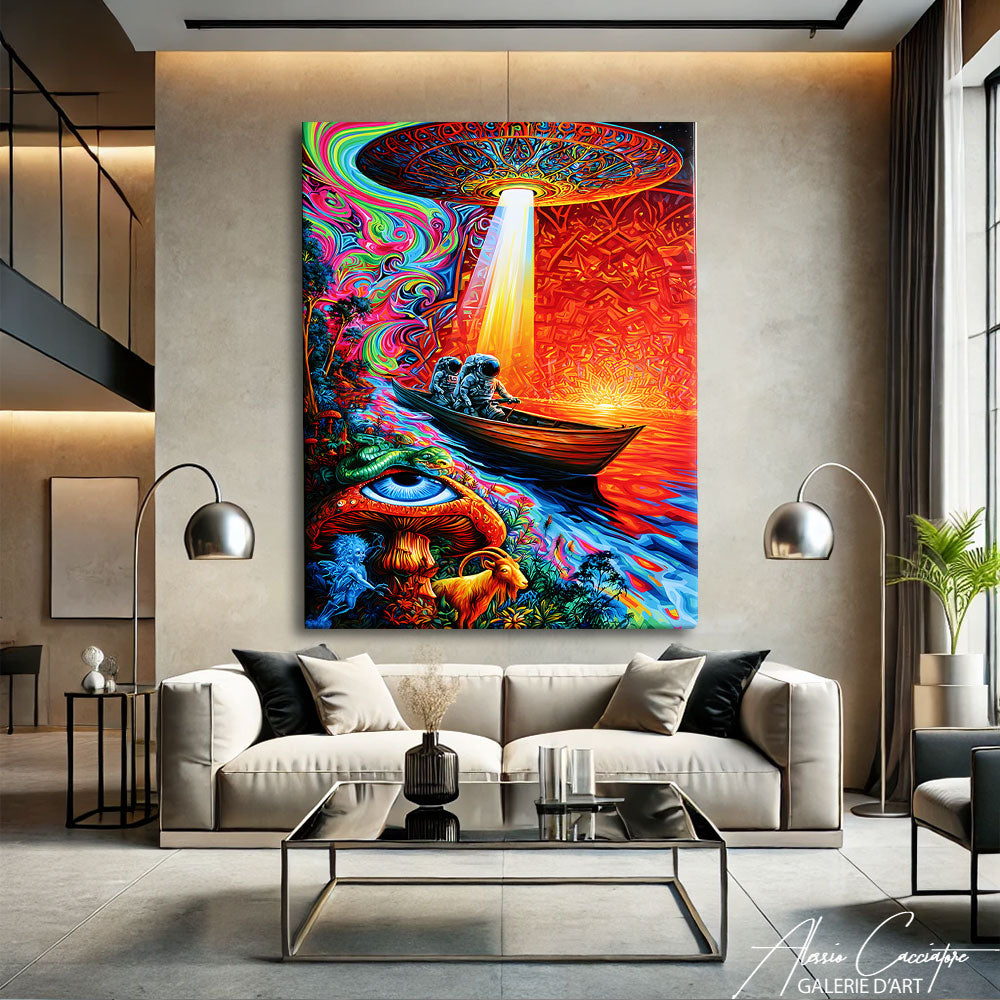 Peinture Psychedelique Artiste