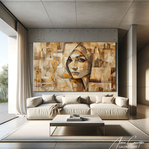 Tableau Cubisme Vintage