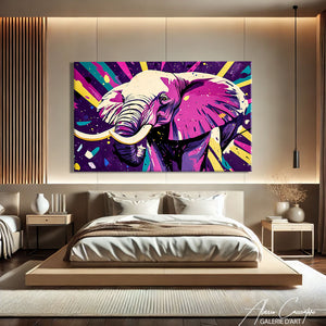 Cadre mural éléphant
