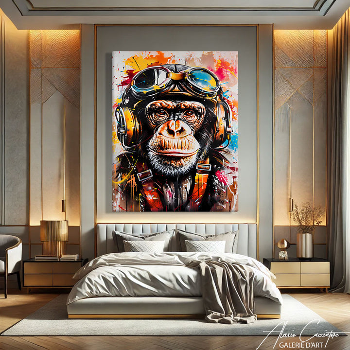 peinture singe