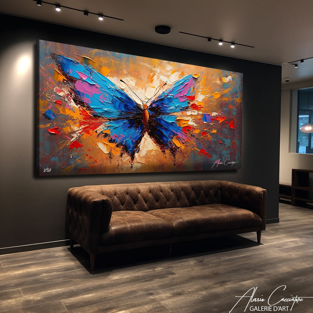 tableau papillon moderne