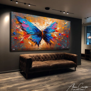 tableau papillon moderne