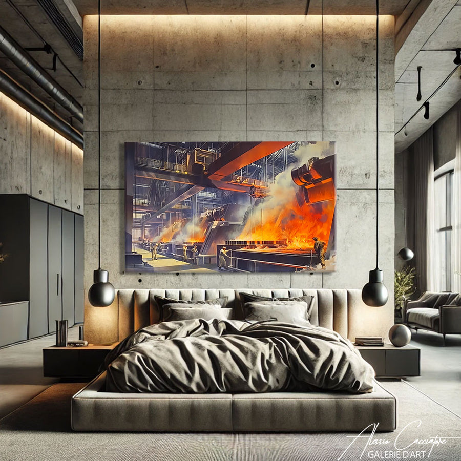 Tableau Style Industriel – mise en situation
