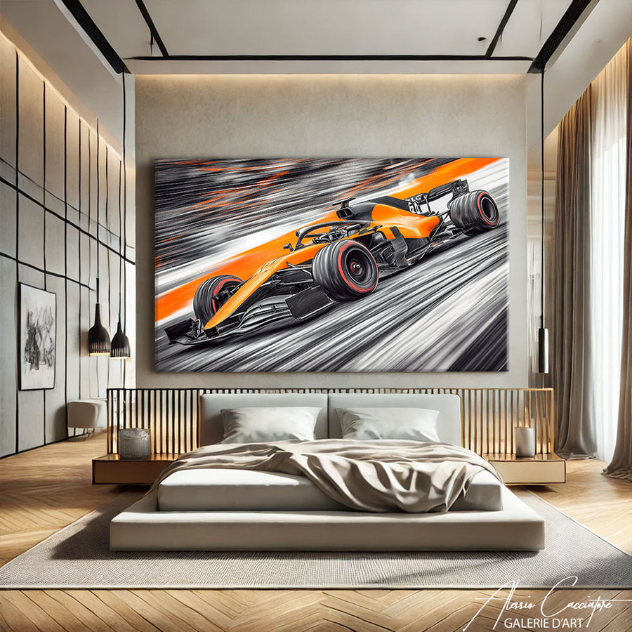 Tableau F1 Mclaren – mise en situation