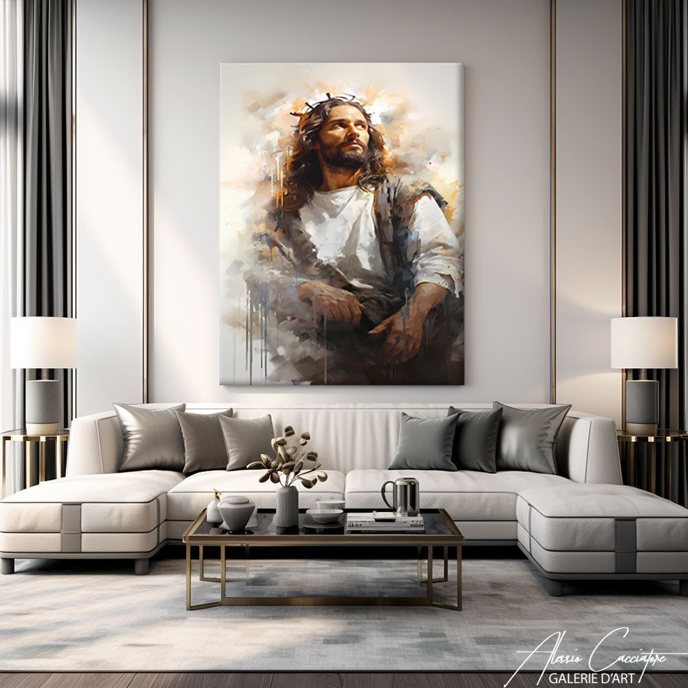 tableau religieux vintage